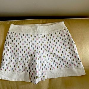 Nuni Paris Women's Pleated Golf Tennis Skort White Dots  Print Size 38/ S